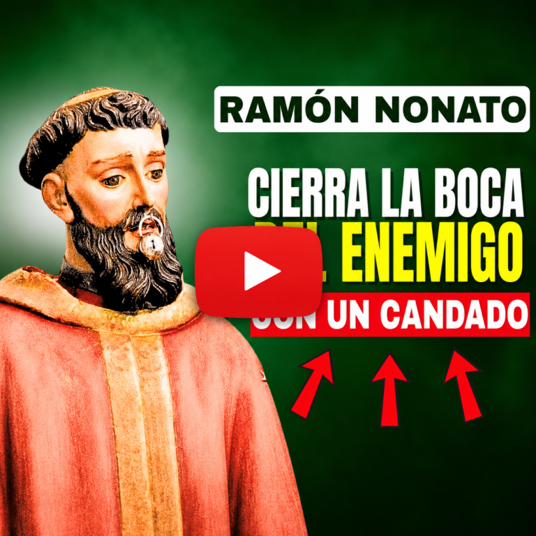 ORACIÓN A SAN RAMÓN NONATO PARA CERRAR CON UN CANDADO LA BOCA DE LOS MALOS VECINOS