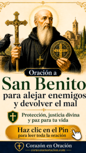 El Escudo de San Benito: Oración Poderosa para Alejar Enemigos y Devolver el Mal